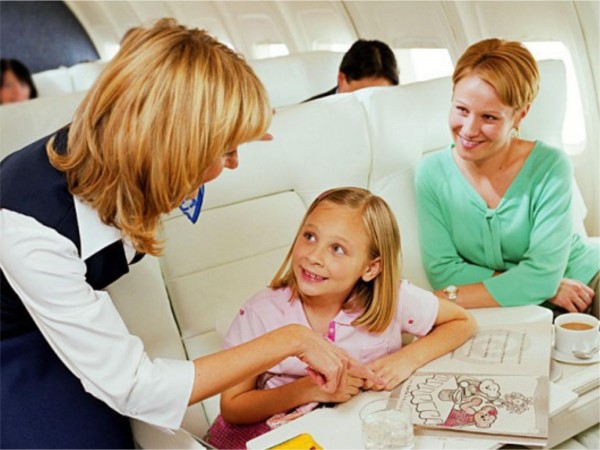 Перелет в самолете с ребенком